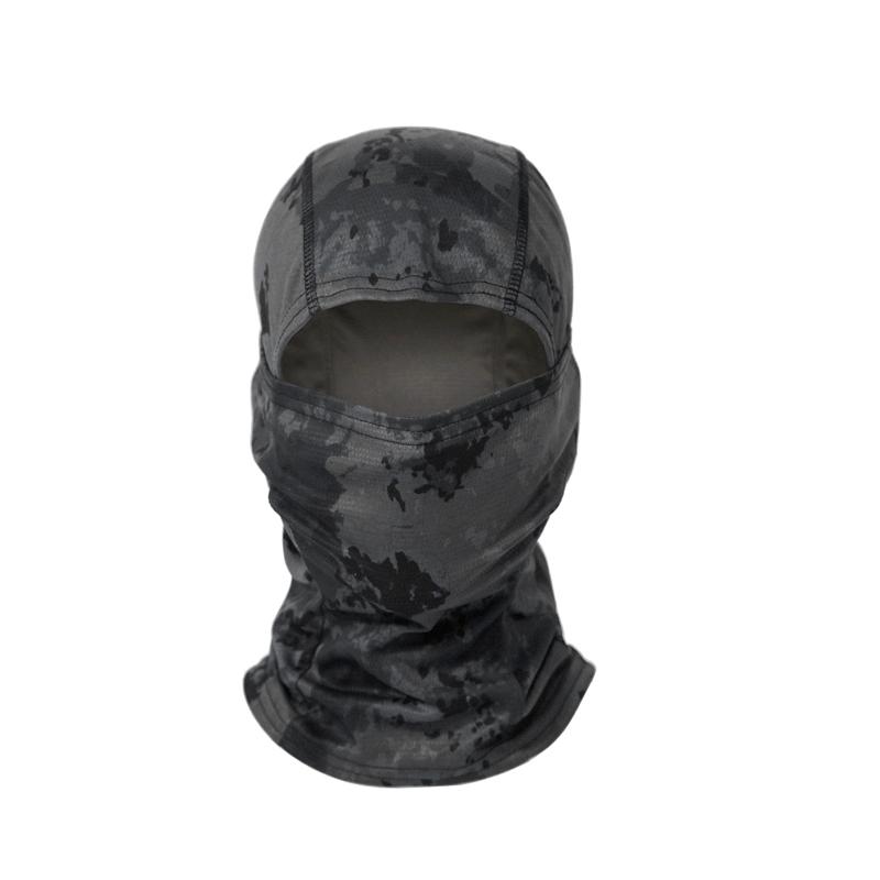 Camouflage Sturmhaube Radfahren Vollgesichtsmaske Outdoor-Sportarten Jagd Wandern Skimaske Motorradhelm Innenmütze
