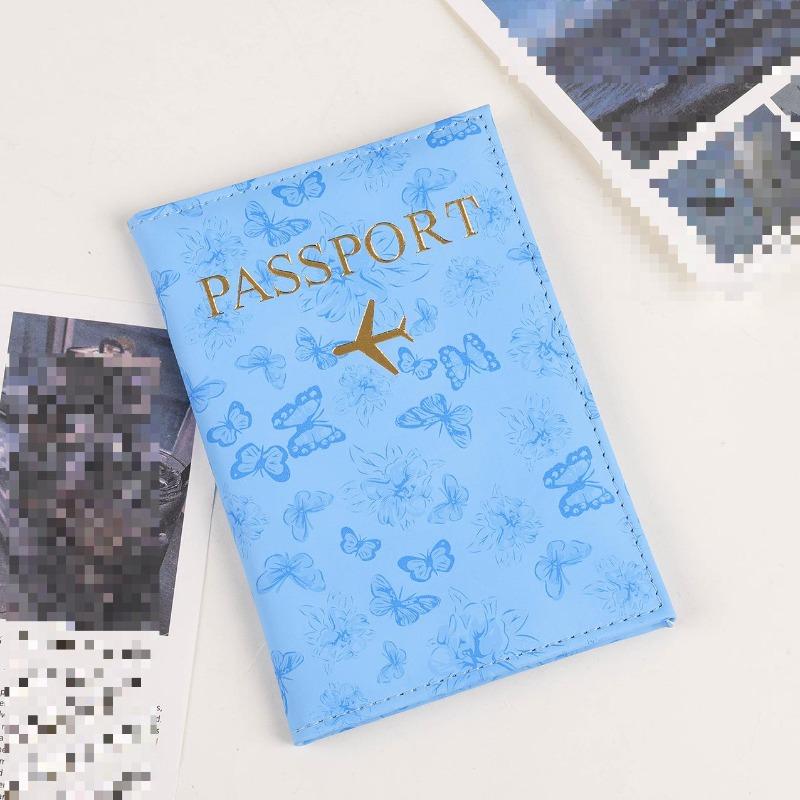 1 Stück Reisepass-Schutzhülle aus Pu-Leder, Dokumentenetui, Reisepass, Schutzhülle, Material, wasserdicht, für Frauen und Mädchen