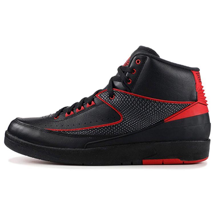 

Мужские кроссовки Air Jordan 2 Retro Alternate 87 Черный черный университетско-красный 834274-001