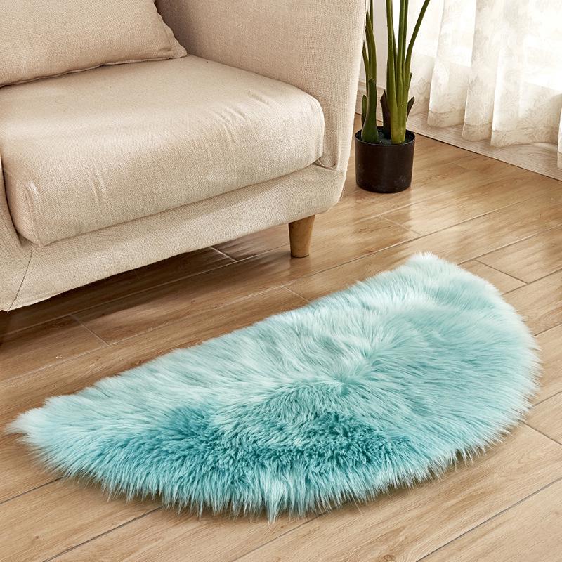 Semi-Circular Door Mat & Chair Cushion for Home - Cold Protection Floor Mat for Living Room, Bedroom, and More