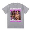T-shirt Estiva Stampata a Maniche Corte alla Moda Semplice Comoda Traspirante Unisexs E Unisexs T-shirt