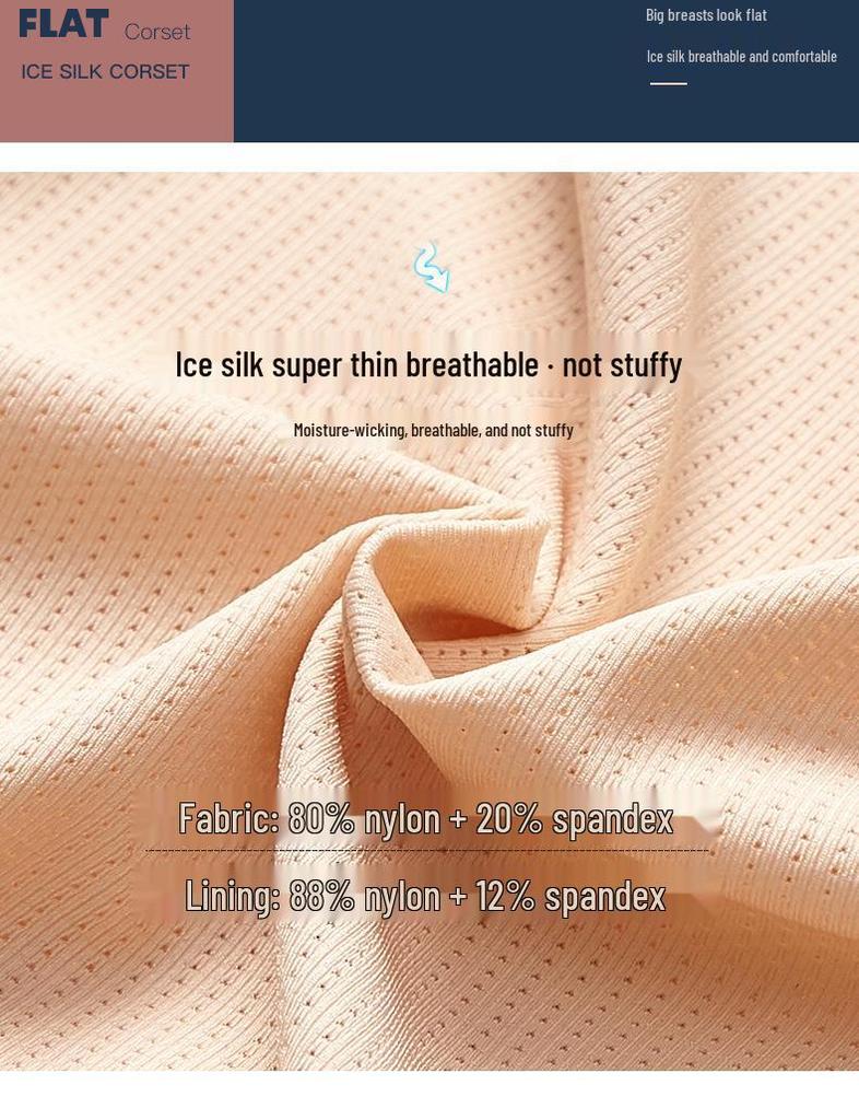 Women's Summer Chest Binding Vest - Minimizes Bust, Anti-Nipple Show, Body Shaping, Sports & Cosplay