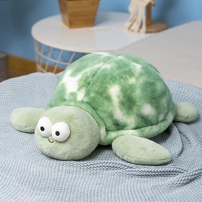 Kinder Spielen Mit Großen Schildkröten Spielzeug Niedliche Schildkröten Plüschpuppen Kinder Gefleckte Schildkröte Wurfkissen Sofakissen