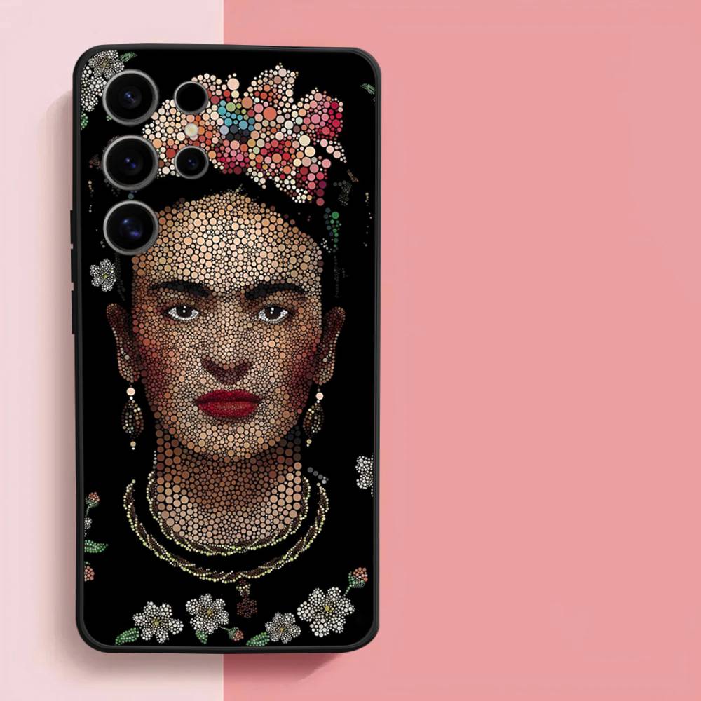 Fashion F-Frida K-KahlosS Case For Samsung Galaxy Case S25 S23 S22 S21 S30 S20 S10 Ultra Plus FE TPU Soft Cover
