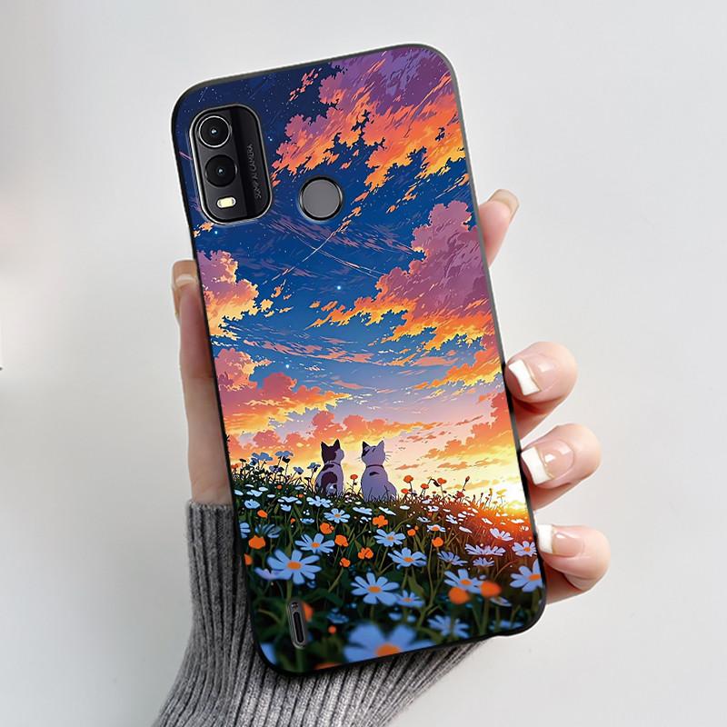 Phone Case For Nokia G11 Plus Matte Black Casing Soft Silicone Ultra Thin Slim Cover Aesthetic Luxury Cute Cool Boys Girls Shell