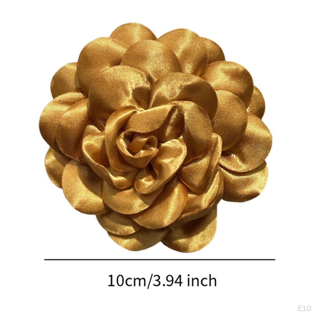 Flower Brooch Boutonniere Classic Rose Corsage for Ceremony Clothes Accessories