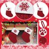 Christmas Exquisite Red Christmas Socks Letter Candy Bag Decoration Gift Bag Christmas Tree Decoration