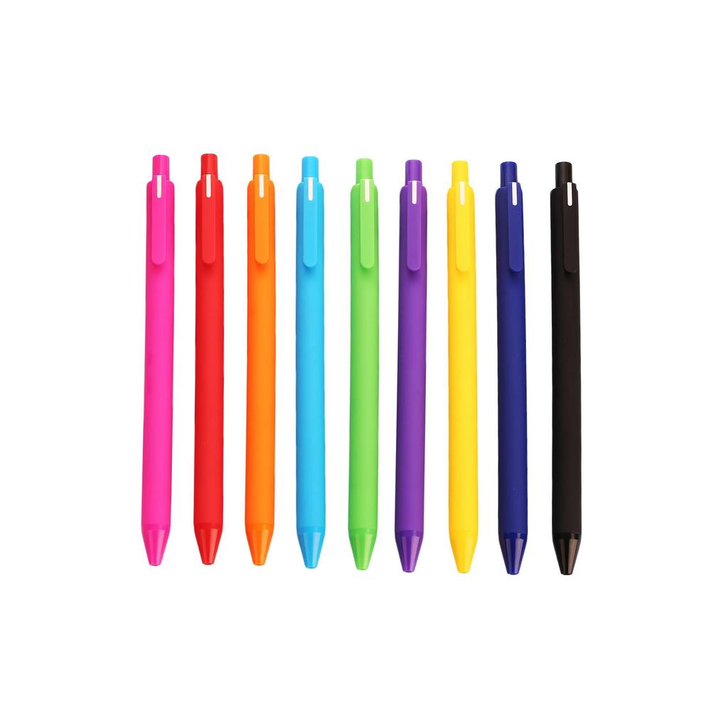 Stylo à encre Candy Neutre 0,5 mm - Stylo d'écriture haute brillance pour étudiants et bureau, Idéal pour les signatures et les cadeaux
