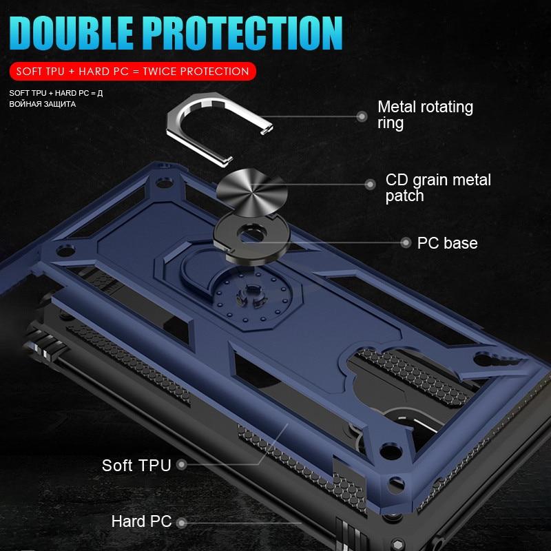 Shockproof Case For Xiaomi Redmi Note 7 8 9 Pro Max 7A 8A 9A 8T 9T K30 Pro 10 Pro A3 Lite Pocophone F2 Pro Silicone Bumper Case