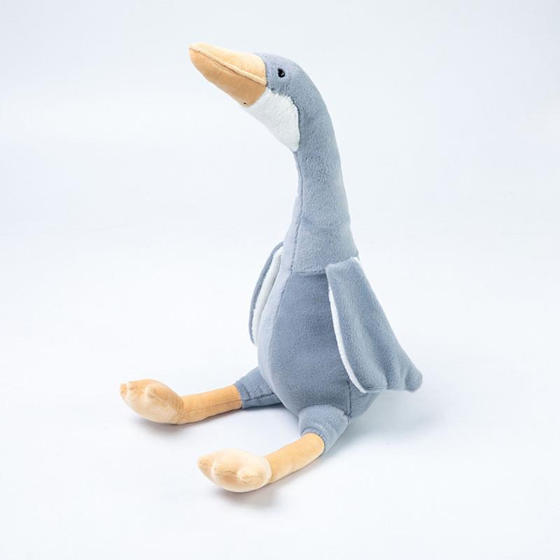 Cute Plush Toy Goose Adorable Cartoon Stuffed Swan Creative White Goose Doll