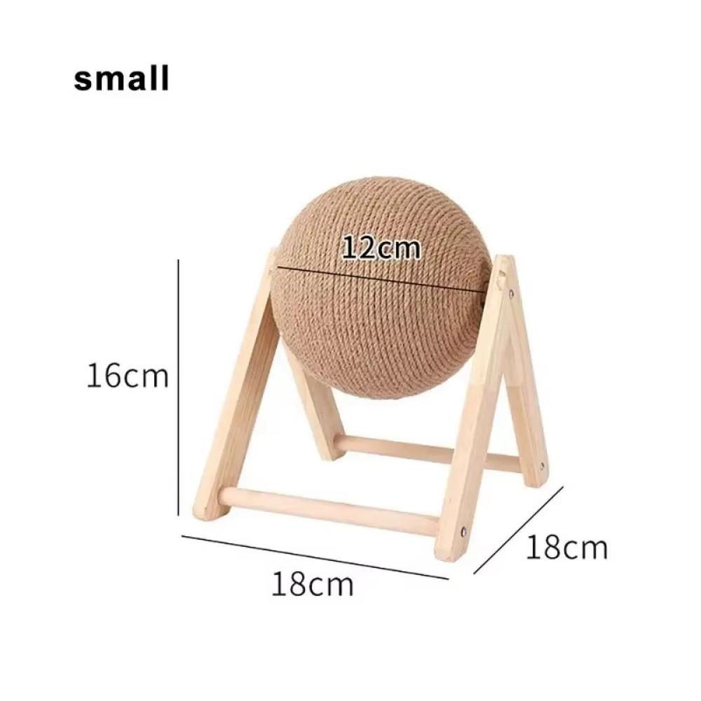 Cat Scratching Ball Toys Kitten Sisal Rope Balls Board Grinding Paws Toys Durable Kitty Scratch Board Pets Furniture Supplies