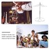 Red Wine Glass Rack Sturdy Retro Style Organizer Goblet Hanging Rack Kitchen Bar Counter Wine Glass Holder Goblet Shelf