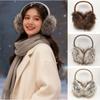 Windproof Ear Protectors Foldable Ear Warmers Fashion Plush Ear Muffs for Women