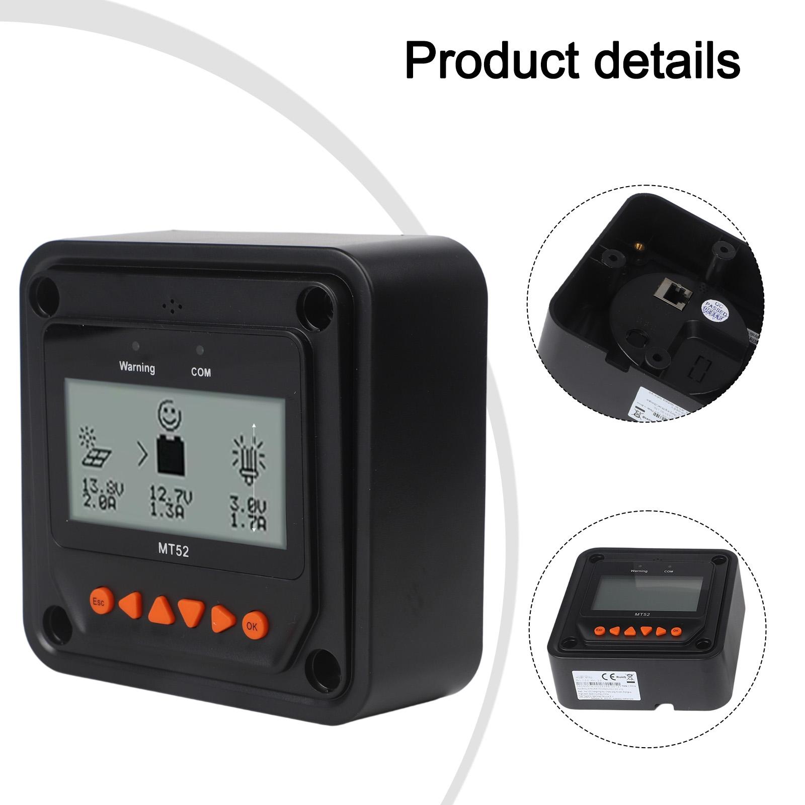 

MT52 For RS485 Accessory Compatible with For EPEVER Solar Controller Featuring LCD Display for Operational Data China Mainland