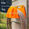 Wall-Mounted Punch-Free Hose Holder for Car Wash and Irrigation