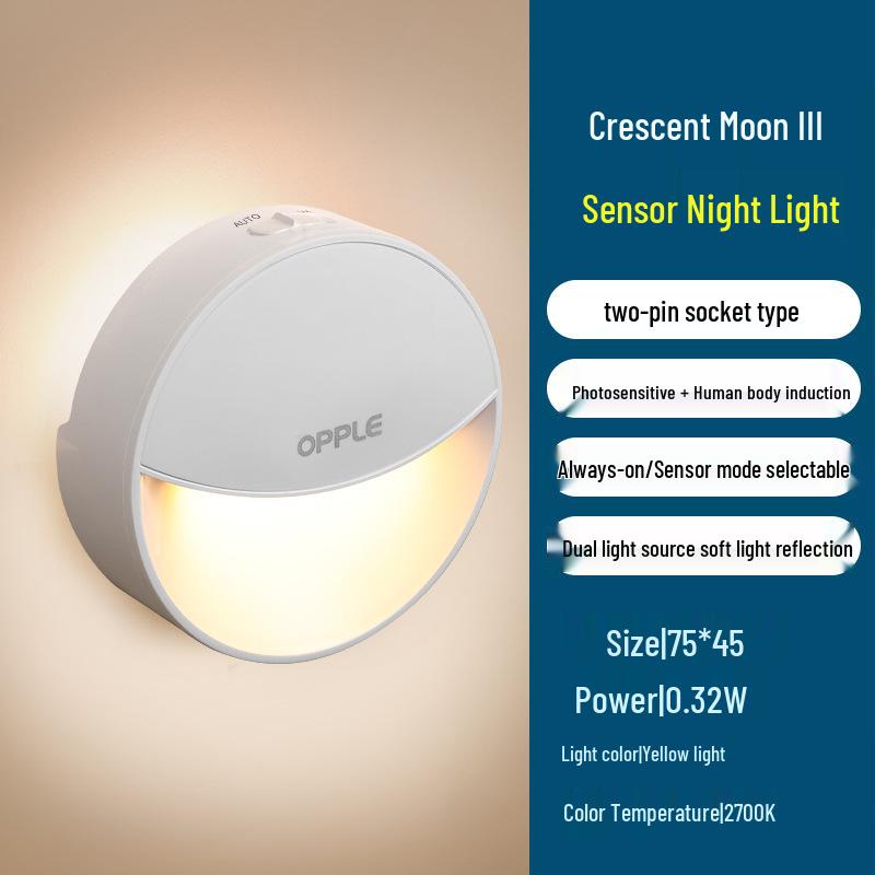 

Motion Sensor Plug-in Night Light for Bedroom & Nursery Default