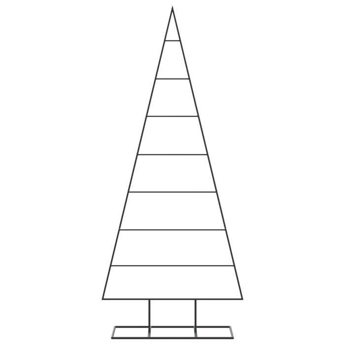 VidaXL Arbre de Noël en métal pour décoration noir 150 cm, arbre de Noël en métal, support de sapin de Noël en métal, 4018954