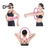 Inel Pilates pentru Femei cu Mânere Anti-alunecare pentru Tonifierea Picioarelor, Exerciții pentru Partea Interioară a Coapselor și Planșeul Pelvin, Cerc Yoga, Echipament Fitness pentru Gimnastică Acasă