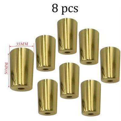 8 st Soffa Skåp Byrå Metall Stolsben Kapsel Runda Möbelbenskydd Bord Stols Soffafötter