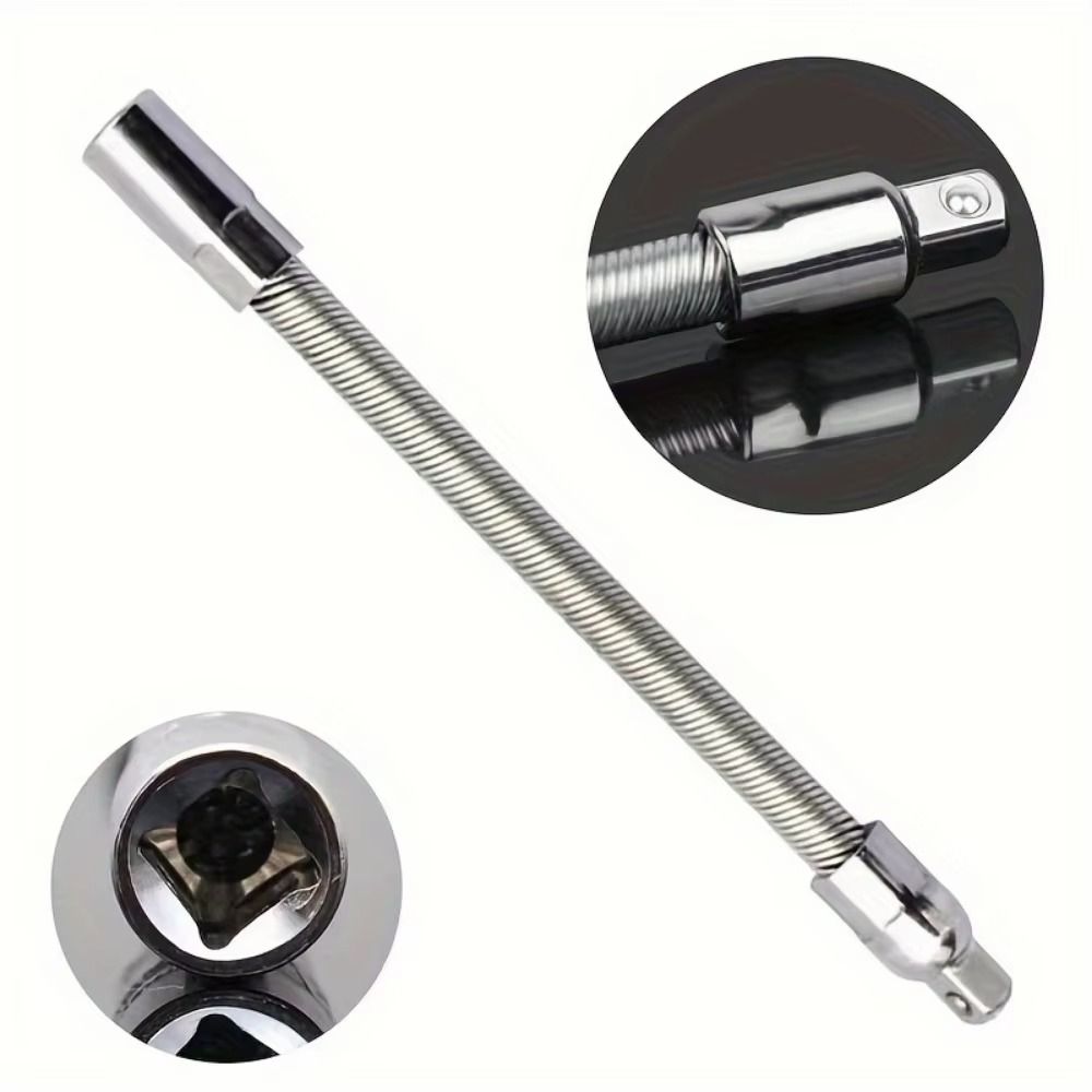 1/3Pcs Flexible Shaft Electric Wrench Socket High Torque Post Extension Rod  Universal