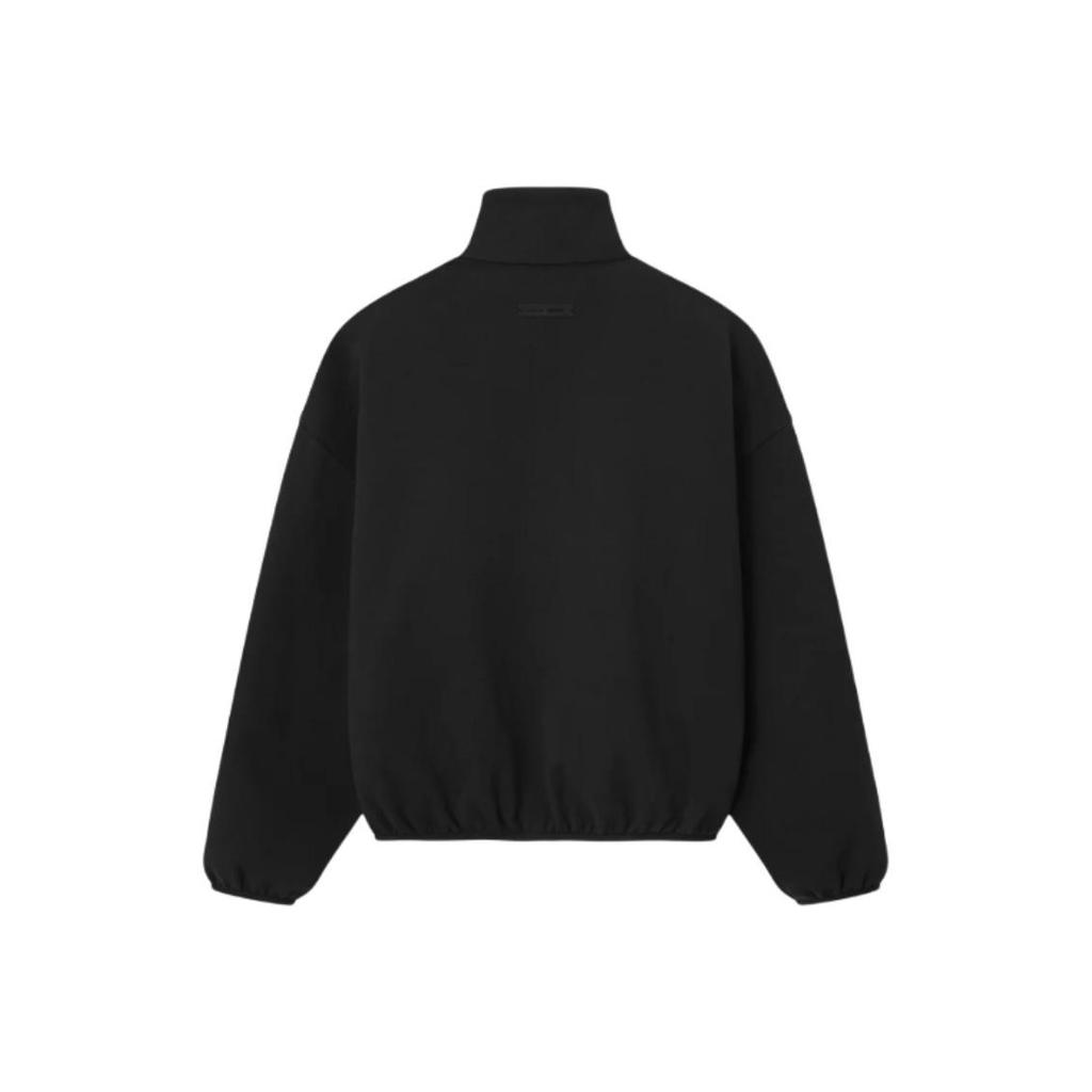 Fear of God Essentials Modern Track Jacket With Piping Jet Black/Cloud White Men Outerwear 202SP256890F