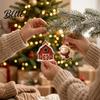Kids Holiday Activity Ornament Set Calendar 24Pcs Christmas Advent Sets Farm Acrylic 2D with Rustic
