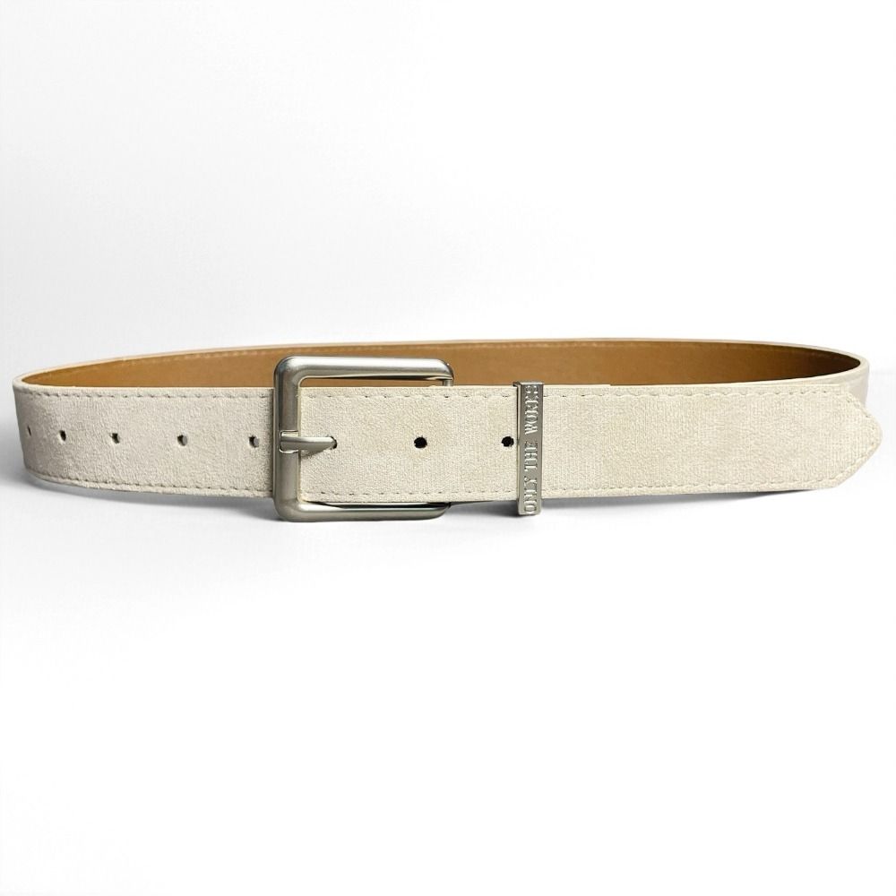 Luxury Design Suede Leather Belt Pin buckle Waistband Fashion Business Waist Belt  For Women