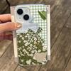 Colaj cu fundiță și margarete de primăvară Carcasă din silicon pentru telefon Pentru iPhone 17 17Air iPhone 13 11 14 12 15 16 Pro Max Rezistentă la șocuri Husa moale Funda