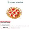 Fruit Display Basket: Rattan-Style Plastic Woven Tray for Supermarket, KTV Snacks, and Desserts