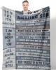 1PC Gift To Dad Thin Blankets for Father's Day Anniversary Birthday Mother's Day for Mom Wife Uncle Grandma Abuela Soft Throw