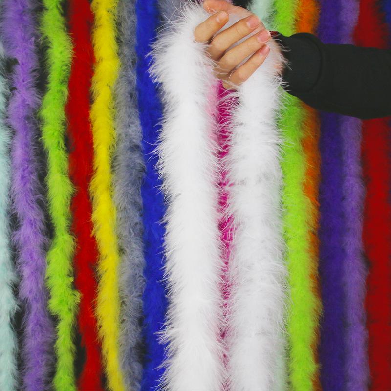 Spielraum: 2m bunter Federstab Katzenspielzeug - Haustierspielzeug, DIY Kopfschmuck, Kleidung, Festivaldekoration