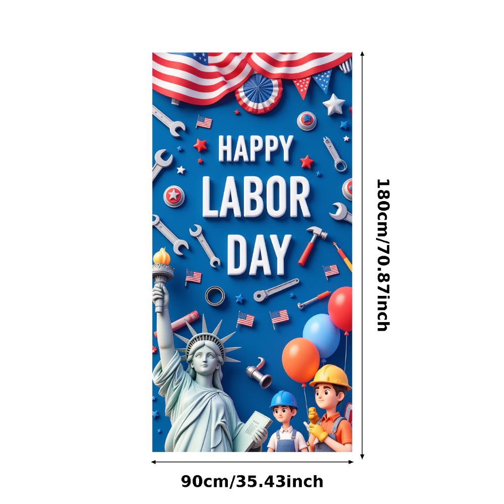 Party Decoration Banner Fabric Celebration Banner Patriotic Design Event Decoration for Patriotic Event American Holiday