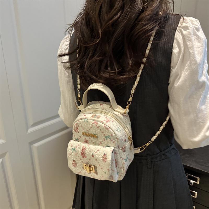 Schoolbag1011 Autumn New Fashion Trend Backpack Personalized Simple Niche Design Casual Foreign Style Women's Backpack