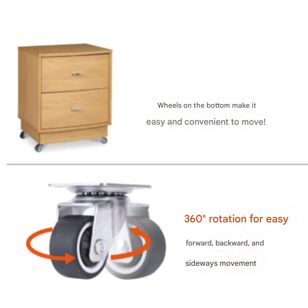 TPR Caster wheels (Rotate type, 2 pcs)