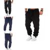 Men's Cotton Blend Jogger Sweatpants With Elastic Waist And Adjustable Drawstring