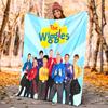 The Wiggles Flannel Blanket Soft Warm All-Season Throw, Design for Camping, Car Travel, Hiking Sofa, Bed, Office Perfect Gift for Parties