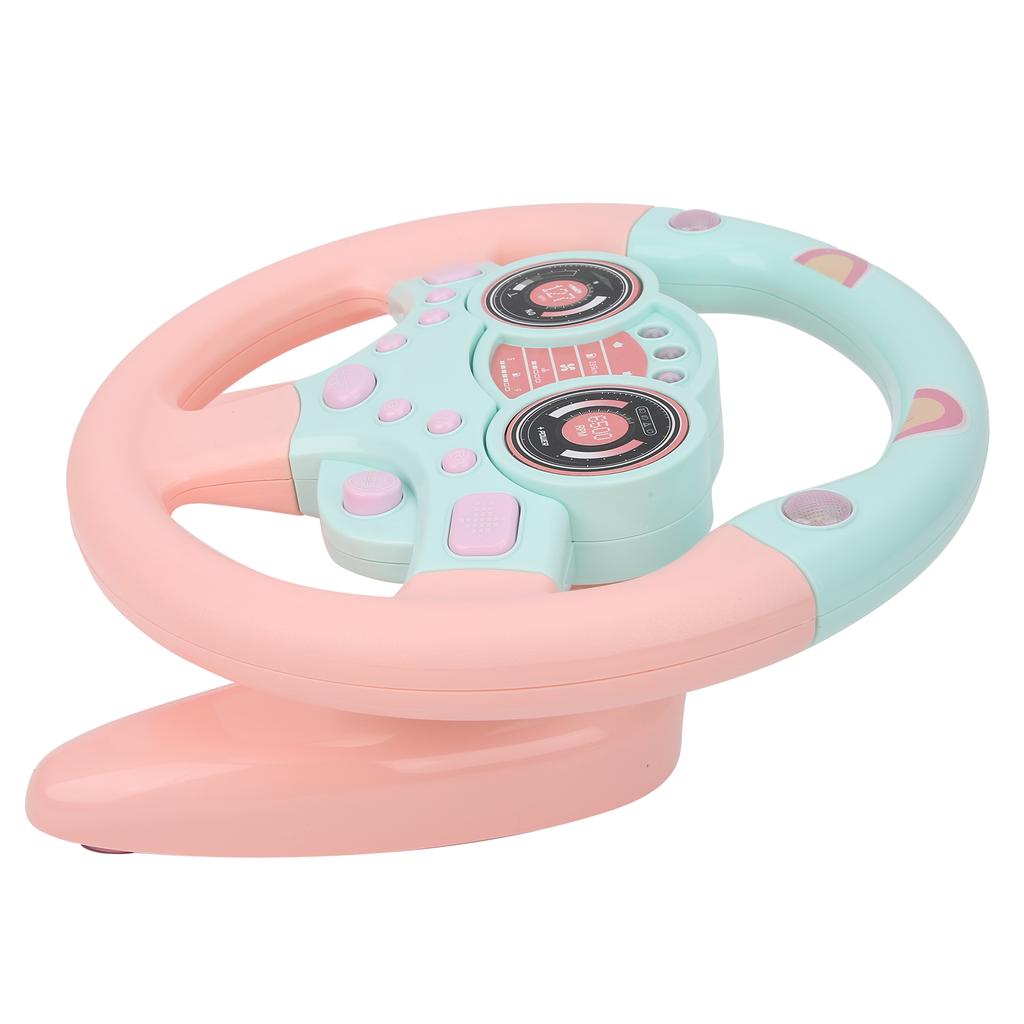 Simulation Steering Wheel Children Early Education Initiation Toy with Base Birthday Gifts