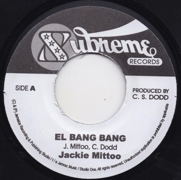 

7-дюймовая пластинка JACKIE MITTOO / BASIL GABBIDON - El Bang Bang / I Need Your Loving NONE Supreme 2012 Ямайка Регги, Ска и Даб Б/У