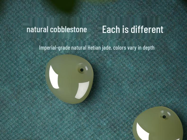 Natürlicher Hetian Jade Glücksbeutel Amulett: Frauen Friedenssegen Anhänger - Exquisites Glücksgeschenk