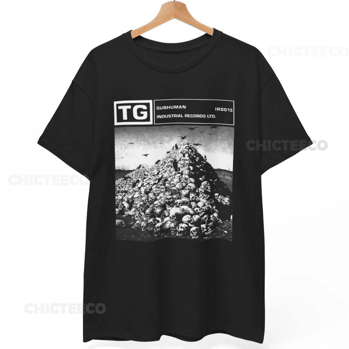 Throbbing Gristle Subhuman Industrial Music Post-Punk Unisex Tee M