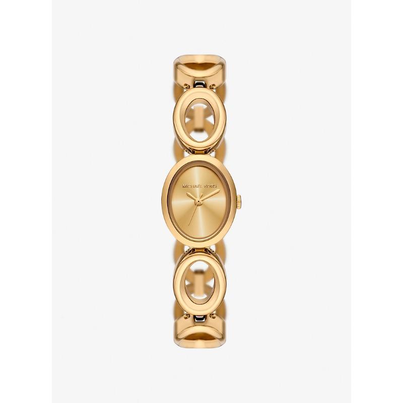 Мини-часы Michael Kors Maude со звеньями золотистого цвета MK4957 золотой