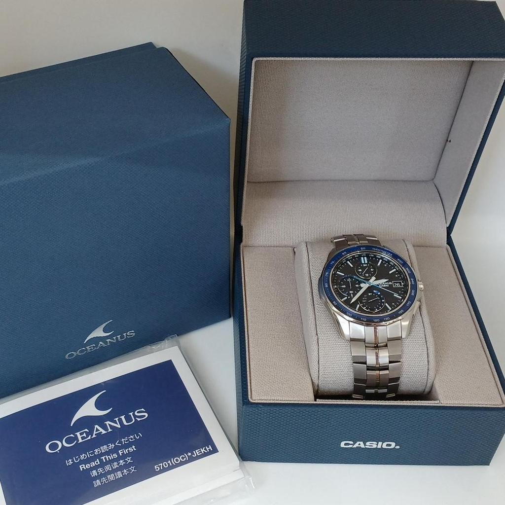 Used CASIO OCEANUS OCW-S7000 Solar Radio-Controlled Watch