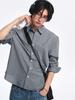 LOW CLASSIC Regular-Fit Lc Checked Shirt_Vintage Blue [Lc267Sh02Vb]