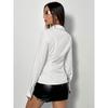 Damen Einfaches Gestreiftes Button-Down Slim Fit Langarmhemd Arbeitsweg Button-Kragen Hemd Streetwear Herbst/Winter