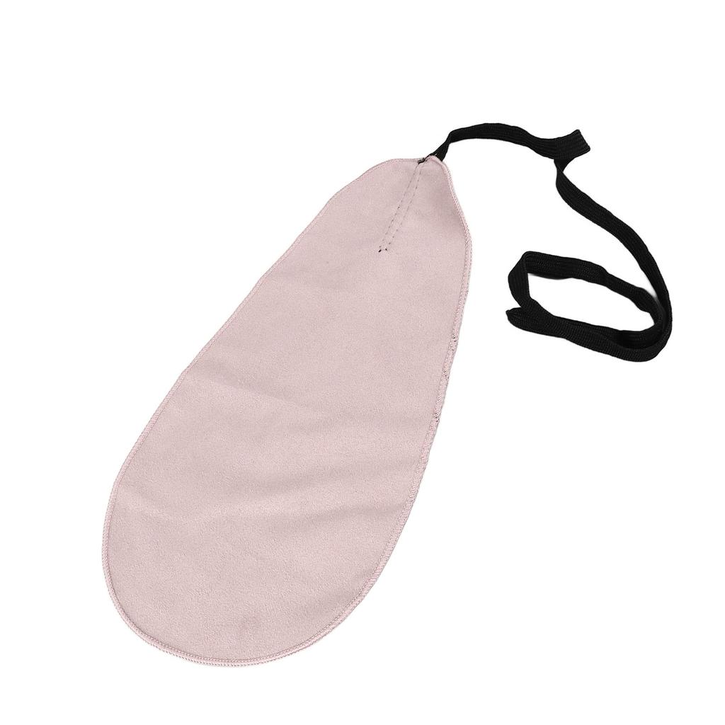 Saxophone Cleaning Cloth A Shape Cloth Cleaner Tool Accessory for Piccolo Flute Sax Champagne