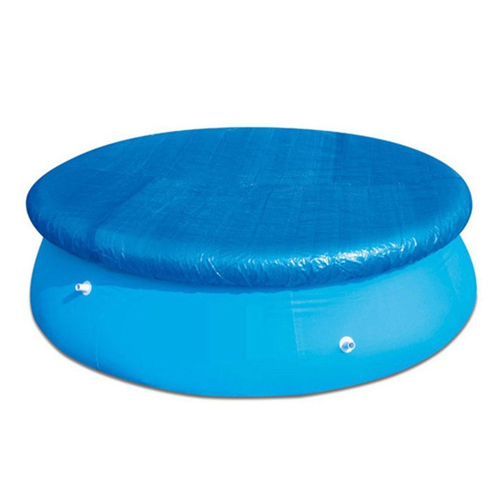 Многоразовый круглый надувной семейный бассейн с круглым покрытием для бассейна из тканого полиэтилена, круглый надувной семейный бассейн China Mainland