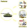 Military Tank 3D DIY Puzzle Model Assembly Paper Jigsaw Puzzle Toys for Children Kid Early Learning Educational Toy Funny Gifts