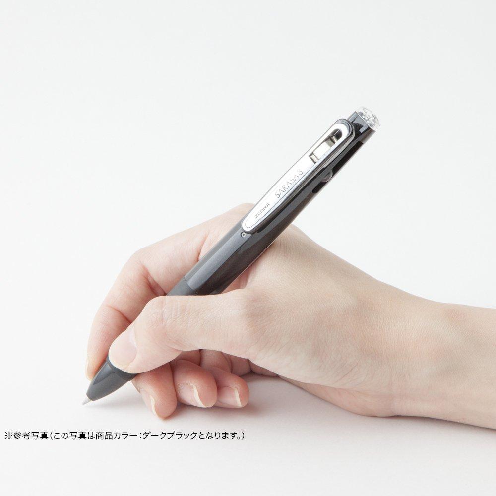 Zebra ballpoint pen Sarasa 3B Red 10 pieces 3-color 0.5 B-J3J2-R