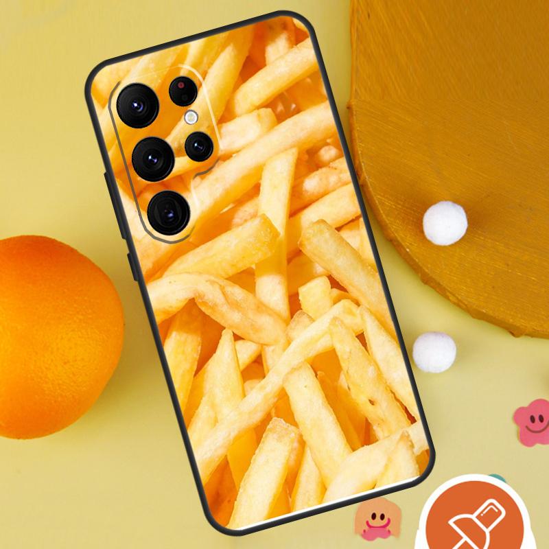 

French Fries Burger Pizza Phone Case For Samsung Galaxy S25 Ultra S24 S23 S22 S21 Ultra S9 S10 Plus S20 FE Funda Cover Galaxy S20 FE