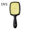 Ergonomic Grip Hair Brush Detangling Hollow Handle Scalp Massage Women Girls Wet Mesh Design Dry Long Curly Fluffy Styling Comb Hairdressing Tool And
